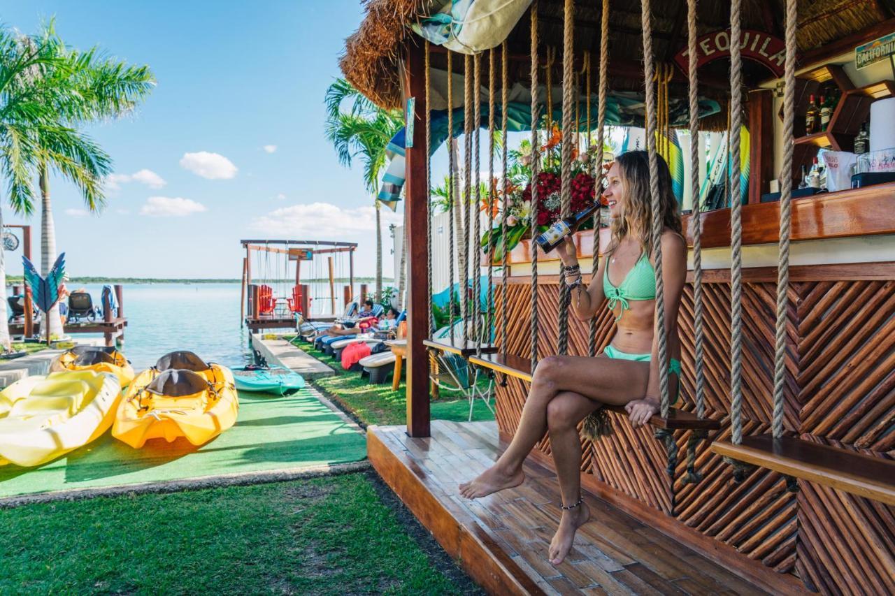 Blue Bird Hotel Bacalar Eksteriør billede